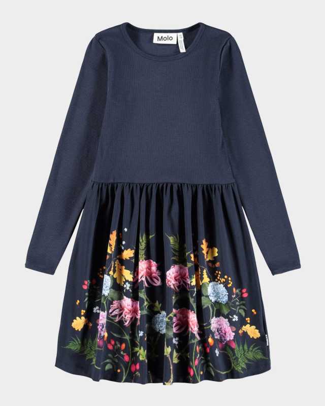 Girl's Credence Long-Sleeve Dress, Size 2-6